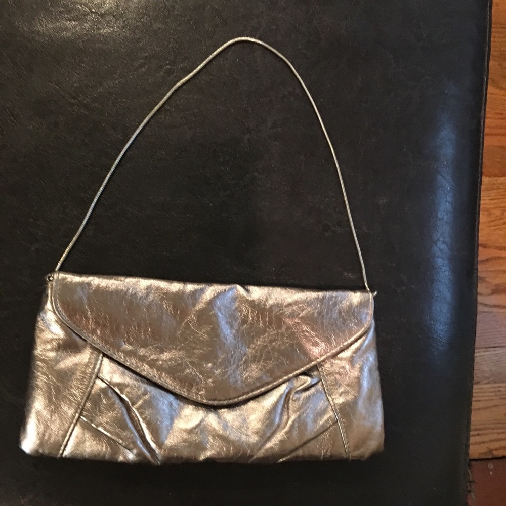 Clutch envelope metallic purse